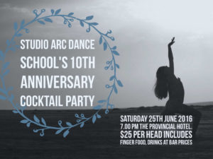 Studio Arc Cocktail Party invite